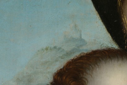 Madonna and child-detail