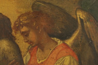 Lamentación sobre el dead Christ-detalle