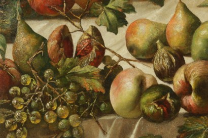 Still life with fruit and flowers-detail