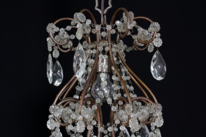 Pair of chandelier lighting-detail