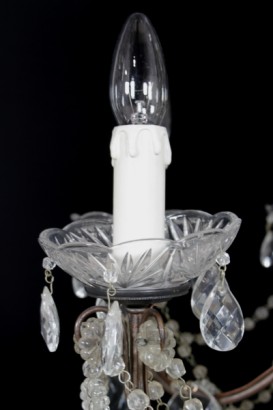 Pair of chandelier lighting-detail