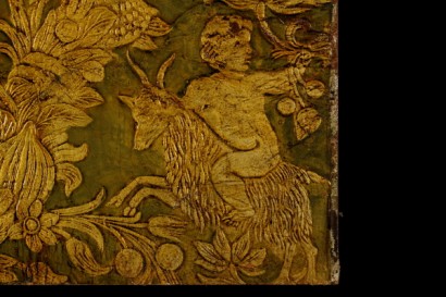 Goldenes Leder Panel-detail