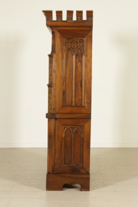 Pétite Armoire Néogothique XIXe Siècle