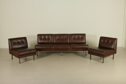 {* $ 0 $ *}, 60er-Jahre-Sofa, Vintage-Sofa, 60er-Jahre-Vintage, Kunstledersofa, 60er-Jahre, italienischer Vintage, Vintage-Sitze