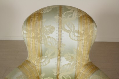 Pair of upholstered armchairs-detail