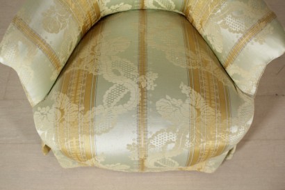 Pair of upholstered armchairs-detail