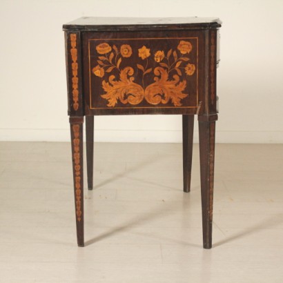 Dutch inlaid Dresser-side