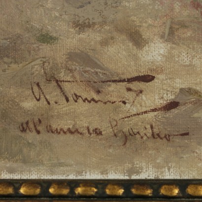 Alfredo Tominz (1854-1AC936), Unni ad Aquileia - particolare