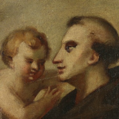 Saint Anthony and the child Jesus-detail