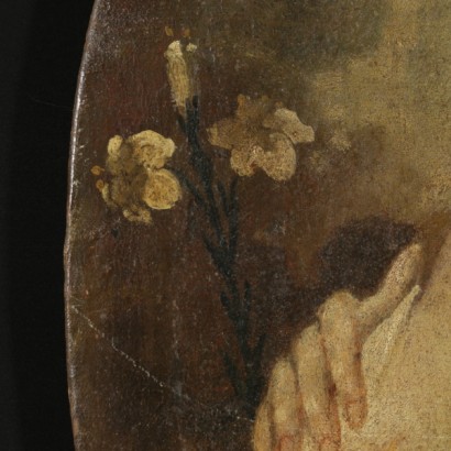 Saint Anthony and the child Jesus-detail