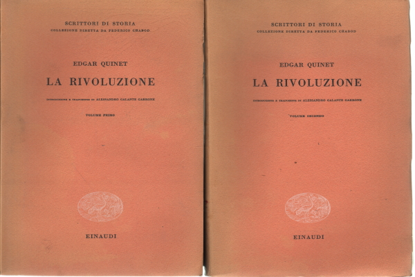 La rivoluzione I-II (2 Volumi), Edgar Quinet