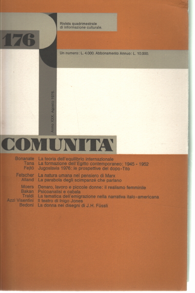 Comunidad Nº 176, AA.VV.