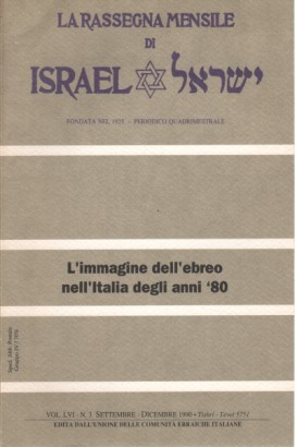 La Rassegna Mensile di Israel Vol. LVI - N. 3 Settembre-Dicembre 1990