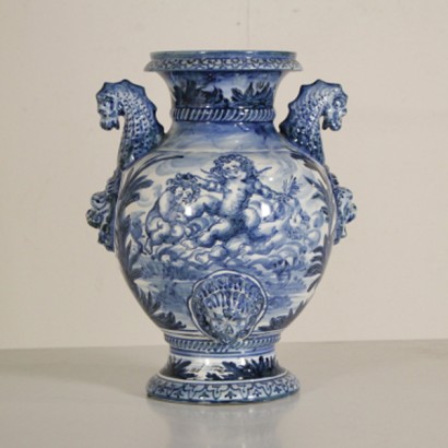 Spica Albisola vase, antiques, antiquities, cermiche, porcelain, vase, # {* $ 0 $ *}, # antiques, # antiques, #Vasoinporovina, antique vase, antique vase, antique porcelain vase, antique porcelain vase, antique porcelain, porcelain antiques, glazed ceramic, glazed ceramic vase