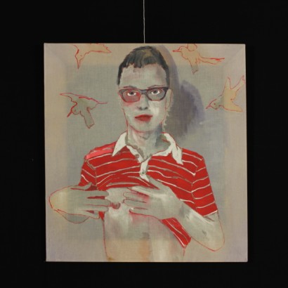 Roberta Savelli (1969), portrait of adolescent