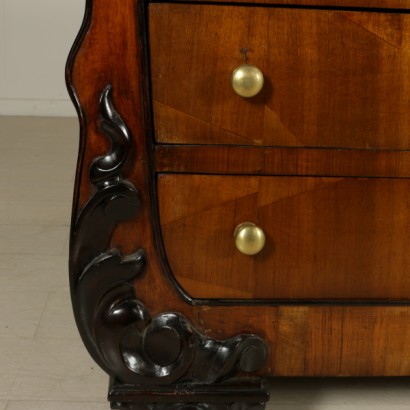 Guitar Chest of Drawers with Marble 19th Century