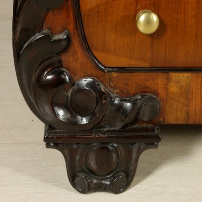 Guitar Chest of Drawers with Marble 19th Century