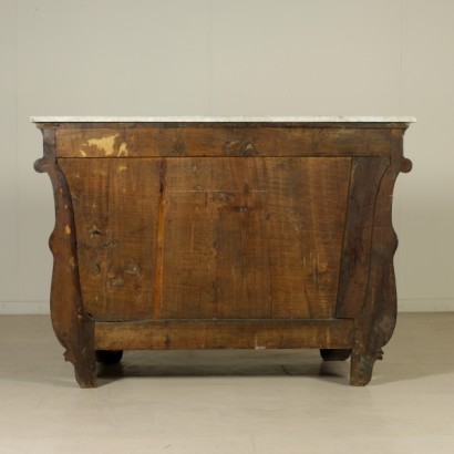 Guitar Chest of Drawers with Marble 19th Century