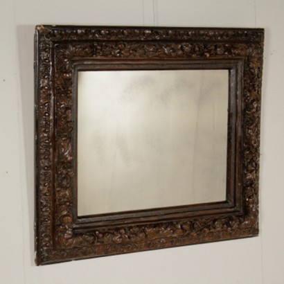 mirror, mirror 800, wood and plaster mirror, late 19th century mirror, # {* $ 0 $ *}, # mirror, # mirror800, #specchiolegnoegesso, # specchiofine800