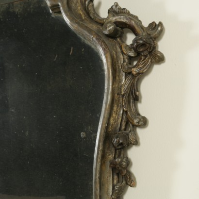 Napolitano tallada espejo detalle