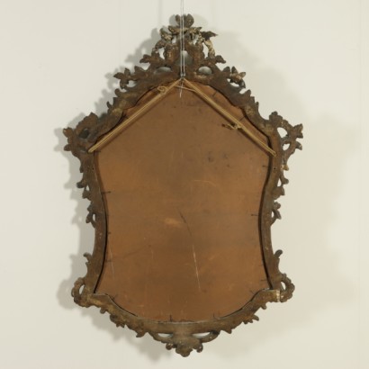 Napolitano espejo marco tallado