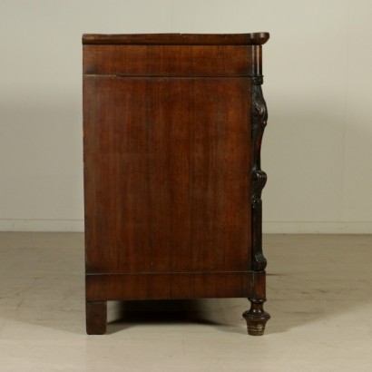 Dresser Walnut crotch-side