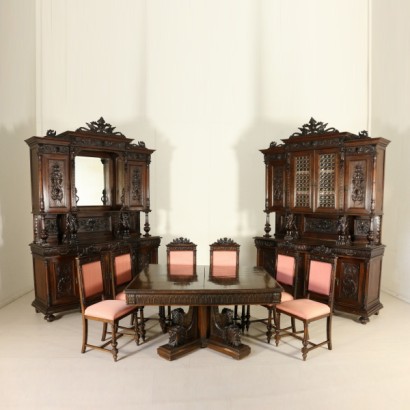 Chambre complète de style neo-Renaissance