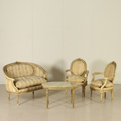 Lounge im neoklassizistischen Stil