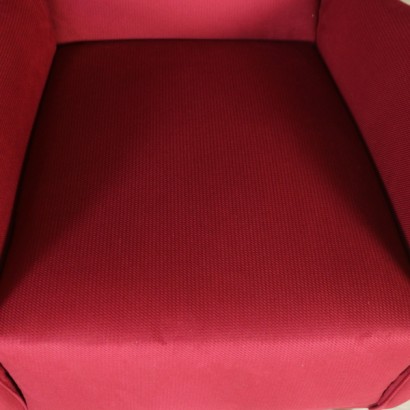 armchair, 1950s armchair, 50s, {* $ 0 $ *}, anticonline, velvet armchair, restored armchair, designer armchair, Italian design armchair, Italian design