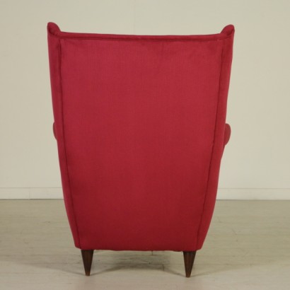 Sessel, 1950er Sessel, 50er, {* $ 0 $ *}, anticonline, Samtsessel, restaurierter Sessel, Designersessel, italienischer Designsessel, italienisches Design