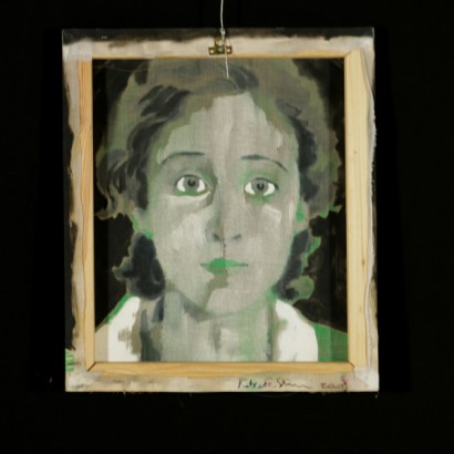 Portrait of young girl-frame