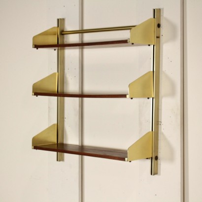 bookcase, vintage bookcase, feal bookcase, feal, design bookcase, Italian design, Italian design bookcase, {* $ 0 $ *}, anticonline, hanging bookcase, brass bookcase, mahogany bookcase, {* $ 0 $ *}, anticonline