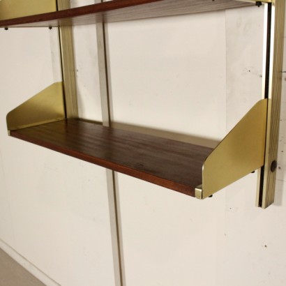 bookcase, vintage bookcase, feal bookcase, feal, design bookcase, Italian design, Italian design bookcase, {* $ 0 $ *}, anticonline, hanging bookcase, brass bookcase, mahogany bookcase, {* $ 0 $ *}, anticonline