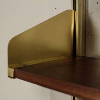 bookcase, vintage bookcase, feal bookcase, feal, design bookcase, Italian design, Italian design bookcase, {* $ 0 $ *}, anticonline, hanging bookcase, brass bookcase, mahogany bookcase, {* $ 0 $ *}, anticonline