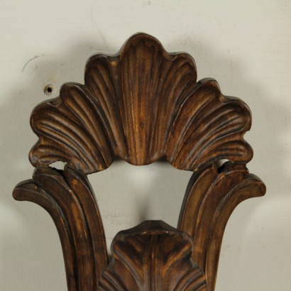Gruppo di 4 applique in legno - particolare Gruppo di 4 applique in legno - particolare