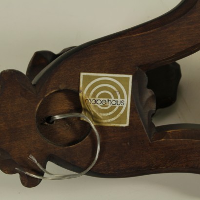 Gruppo di 4 applique in legno - particolare Gruppo di 4 applique in legno - particolare