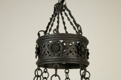 Wrought Iron Chandelier - detail