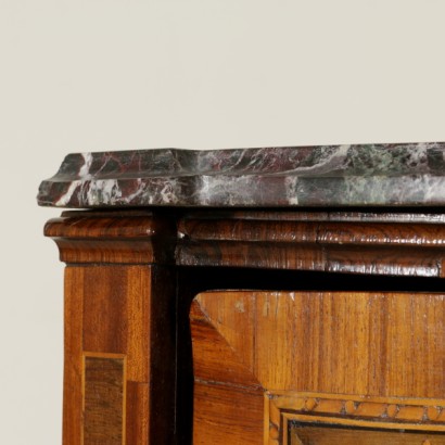 Cantonal pair marble top-detail