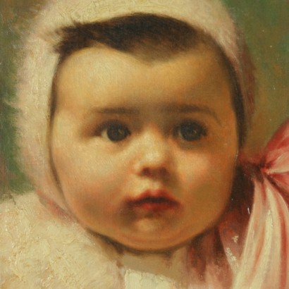 Retrato de un bebé-detalle