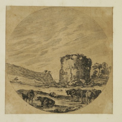 Stefano Della Bella (1610-1664), une paire de gravures