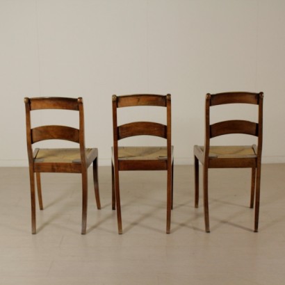 Gruppo 3 sedie - schienale