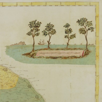 Mappa de "La legazione della Romagna, La legazione di Urbino, La Contea di Cirtà di Castello, La Repubblica di S.Marino"