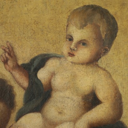 Santo Antonio da Padova ed il Bambin Gesù - particolare