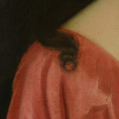 Detalle de retrato femenino