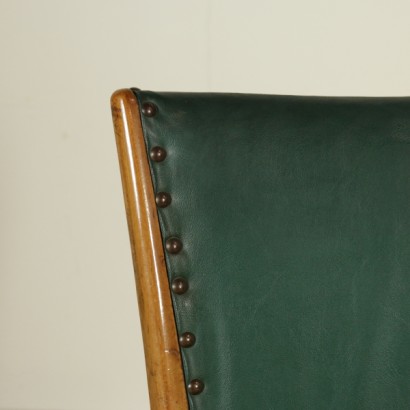 Stühle, Vintage-Stühle, 50er-Jahre-Stühle, 50er-Jahre-Stühle, moderne Antiquitäten-Stühle, italienische moderne Antiquitäten, italienischer Vintage, {* $ 0 $ *}, anticonline, Kunstlederstühle, Buchenstühle, Frühlingsstühle