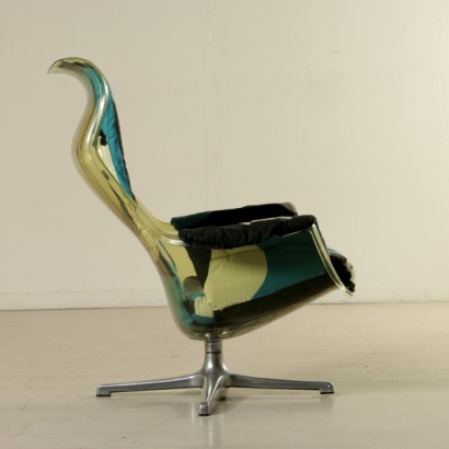 armchair, vintage armchair, designer armchair, Italian design, Italian vintage, 70's armchair, plastic armchair, Italian design armchair, {* $ 0 $ *}, anticonline