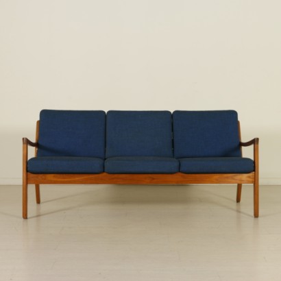 sofá, sofá de diseño, sofá danés, sofá cado, sofá de los años 60, sofá de madera de teca de los 60, madera de teca, sofá vintage, vintage danés, diseño danés, sofá cado