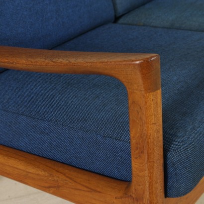 sofá, sofá de diseño, sofá danés, sofá cado, sofá de los años 60, sofá de madera de teca de los 60, madera de teca, sofá vintage, vintage danés, diseño danés, sofá cado