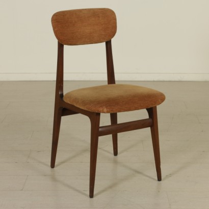 chairs, 60's chairs, 60's, vintage chairs, Italian vintage, Italian design, design chairs, Italian design chairs, teak chairs, velvet upholstery, four chairs, {* $ 0 $ *}, anticonline
