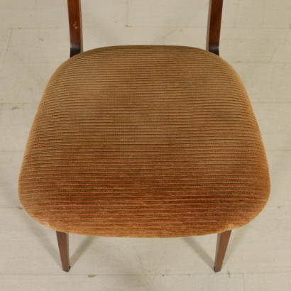 chairs, 60's chairs, 60's, vintage chairs, Italian vintage, Italian design, design chairs, Italian design chairs, teak chairs, velvet upholstery, four chairs, {* $ 0 $ *}, anticonline